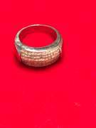 14K WHITE GOLD DIAMOND RING