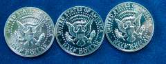 Lot Of 3 1964 Accent Hair Proof Kennedy Half