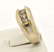 MENS 14 KT DIAMOND RING / BAND