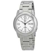 Seiko Automatic White Dial Stainless Steel Men's Watch