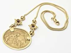 Contemporary 18K Necklace with Ancient Inspiration