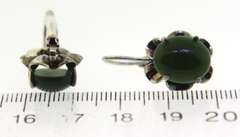 Sterling Silver Jade earrings