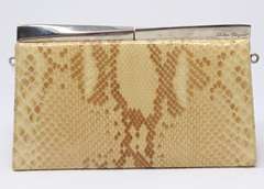 Salvator Feragamo Python Clutch