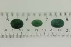 34.0 CT Lot of 3 Green Beryl Loose Stone