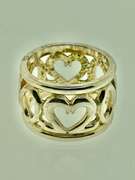 Sterling Silver Love Wide Ring