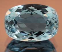 High fire 8.10ct sky blue cushion cut Topaz