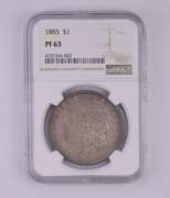 PF63 1885 Morgan Silver Dollar - Graded by NGC