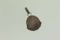 Silver-Tone Color Stone Pendant