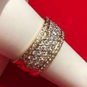 LADIES 14K WHITE GOLD DIAMOND RING