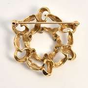 Interesting Mid-Century Sapphire Brooch