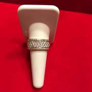 LADIES 14K WHITE GOLD DIAMOND RING