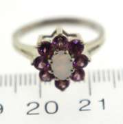 Sterling Silver Opal Ring