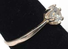 Sterling Silver CZ Cocktail Ring