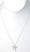 Sterling Silver Ribbon Necklace