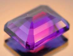 Super rich 29.07ct top violet hue created Amethyst