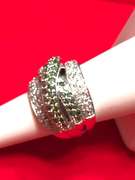 LADIES 14K WHITE GOLD DIAMOND RING