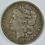 Handsome 1878-CC Morgan Silver Dollar. Nice