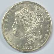 Very Choice BU 1878-S Morgan Silver Dollar