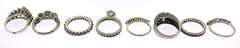 Lot of 11 Sterling Silver Rings