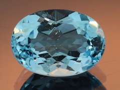 Impressive 7.53ct 10x14mm top Swiss blue Topaz