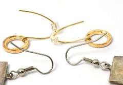 Lot Of 2 Pairs of Sterling Silver Earrings