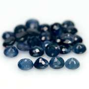 Multi-hue 7.12ct natural blue Sapphire set