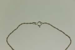 Italian Sterling Silver Rope Chain Bracelet