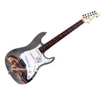 Post Malone Autographed Custom Photo Guitar