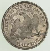 1874 Seated Liberty Silver Half Dollar - Near Uncirculated