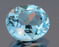 High fire! 6.41ct sky blue Brazilian Topaz
