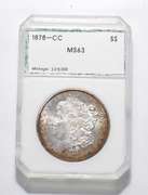 MS63 1878-CC Morgan Silver Dollar - Graded PCI