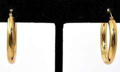 Classic 14KT Yellow Gold Hoops