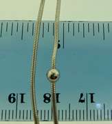 Italian Sterling Silver ball Motif  Chain