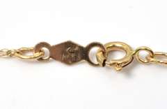 Sweet Onyx Necklace with Pink Stone in Yellow Gold