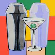 Martini by Steve Kaufman (1960-2010)