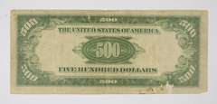 1934-A $500 Kansas City, Missouri Federal Reserve Note Pinhole & Issue