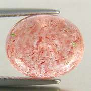 Collectors 7.84ct Strawberry Quartz cabochon