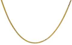 Wonderful 21kt Box Link Chain Necklace