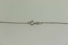 Italian Sterling Silver Leaves Pendant With Chain