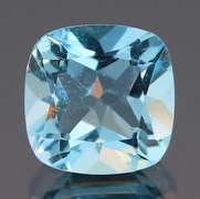 Dazzling 5.58ct 10mm Swiss blue Topaz
