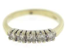Lovely Yellow Gold Diamond Band