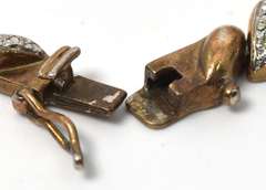 Heavy Diamond Chip Bracelet in Vermeil