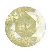 Fancy yellow .28ct unheated Diamond solitaire