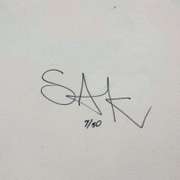 TO OZ by Steve Kaufman (1960-2010)