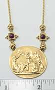 Contemporary 18K Necklace with Ancient Inspiration