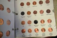 Estate Lot Of Coin Books With Coins