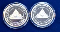 Lot of 2 National Fishing Grand Slam 1 OZ Silver Round
