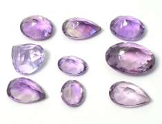 Gorgeous Collection of 29.0CTW of 9 Loose Amethysts