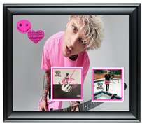Machine Gun Kelly MGK Autographed Custom Framed CD Display ACOA