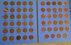 Estate Lot Of Coin Books With Coins